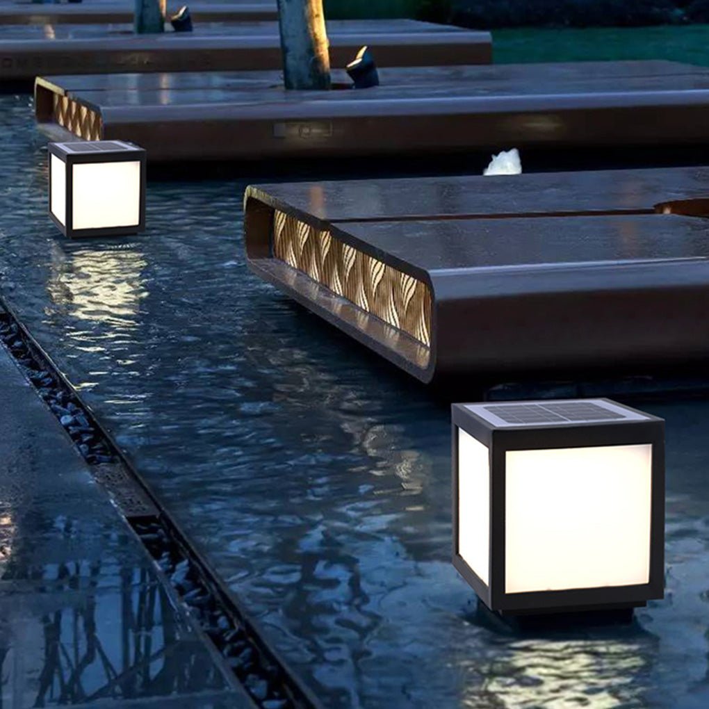 Modern Solar Garden Light | Weatherproof LED Post Light 5