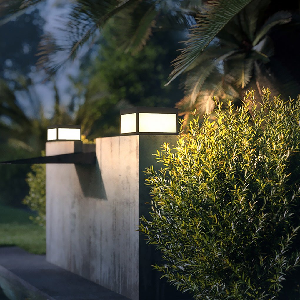 Modern Solar Garden Light | Weatherproof LED Post Light 8