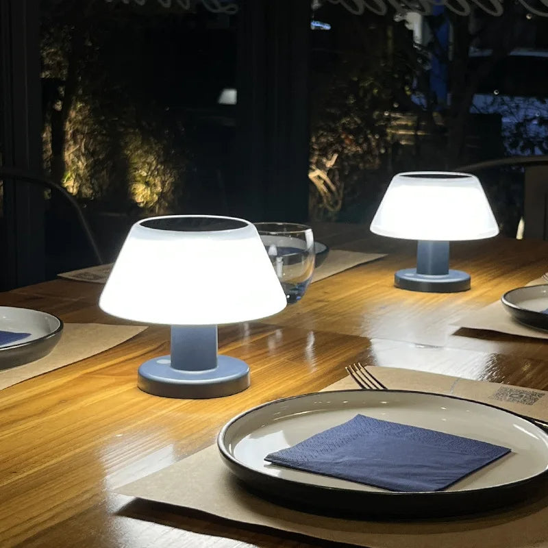 Modern Solar Table Lamp | Waterproof & Eco-Friendly 2