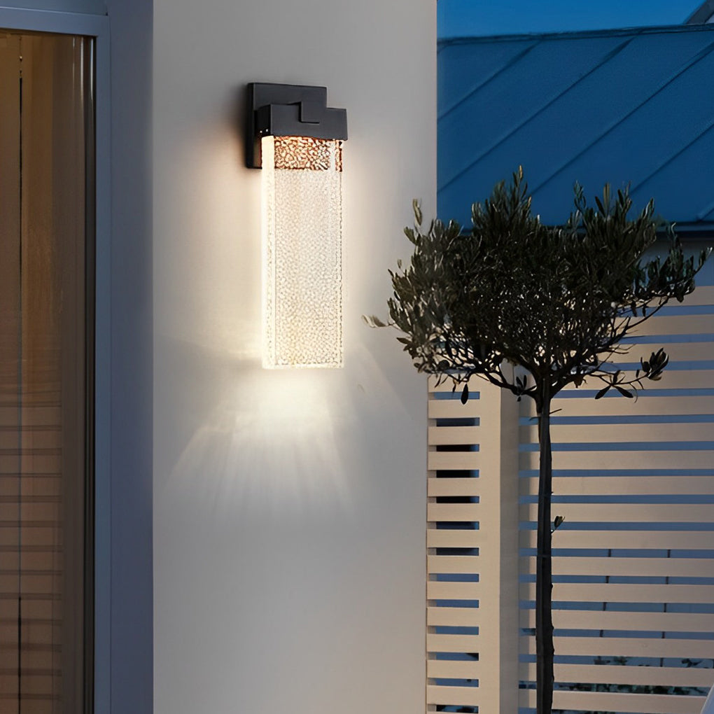 Modern Waterproof Outdoor Wall Light | Crystal Bubble Design 2