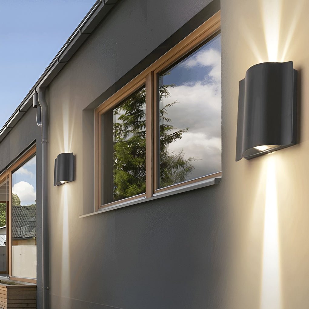 Modern Waterproof Outdoor Wall Light | Up and Down Design & Energy-Efficient 0