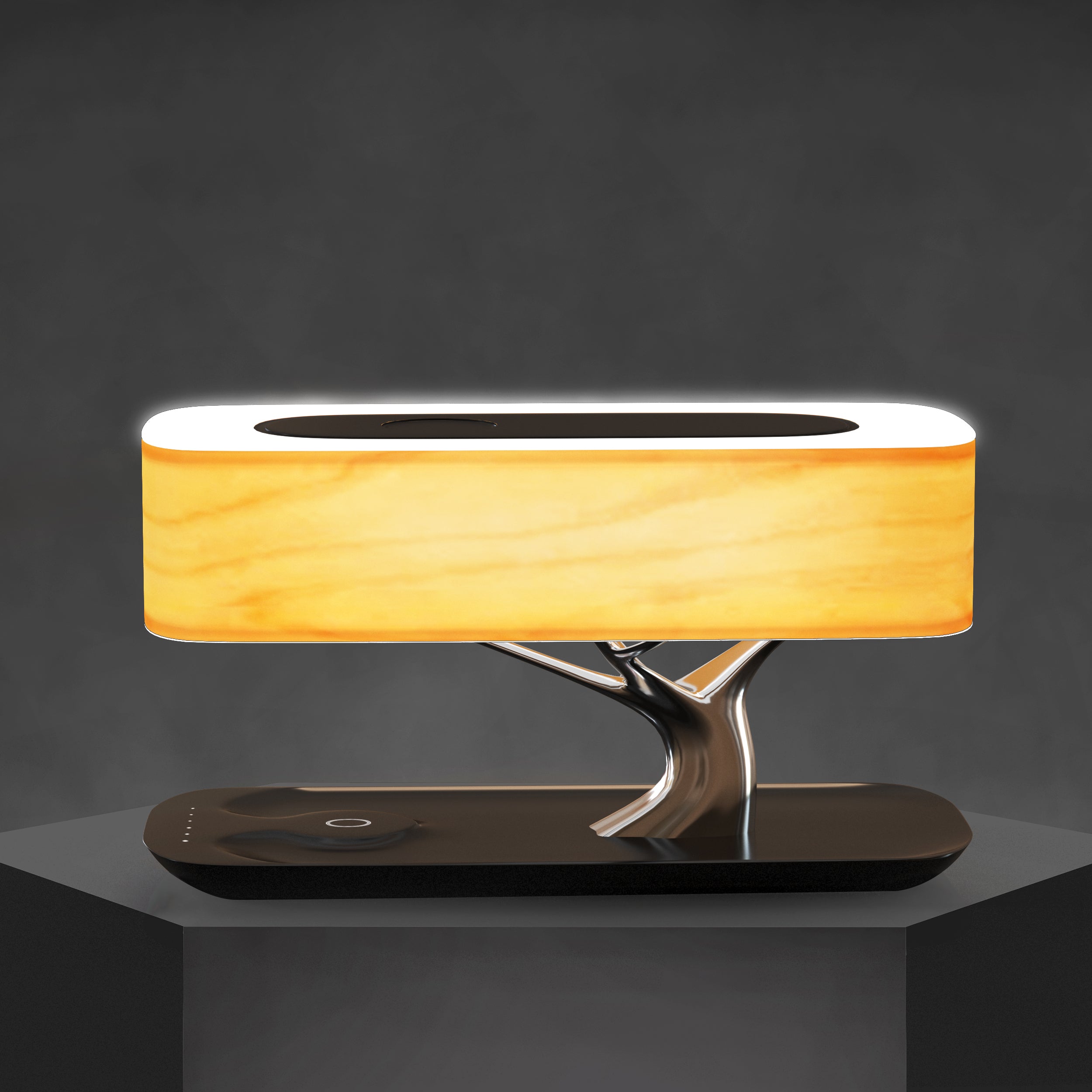 Modern Wireless Charging Table Lamp | Bluetooth Speaker & Ambient Light 3