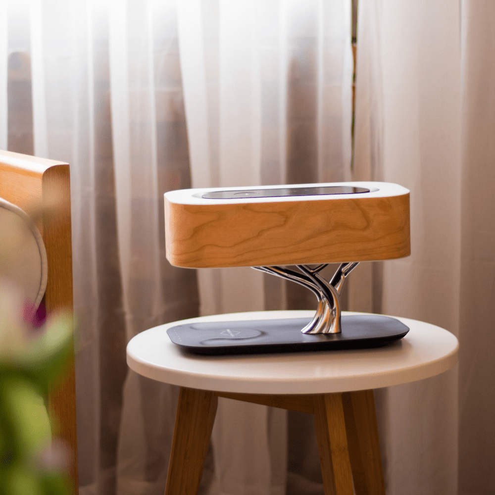 Modern Wireless Charging Table Lamp | Bluetooth Speaker & Ambient Light 6