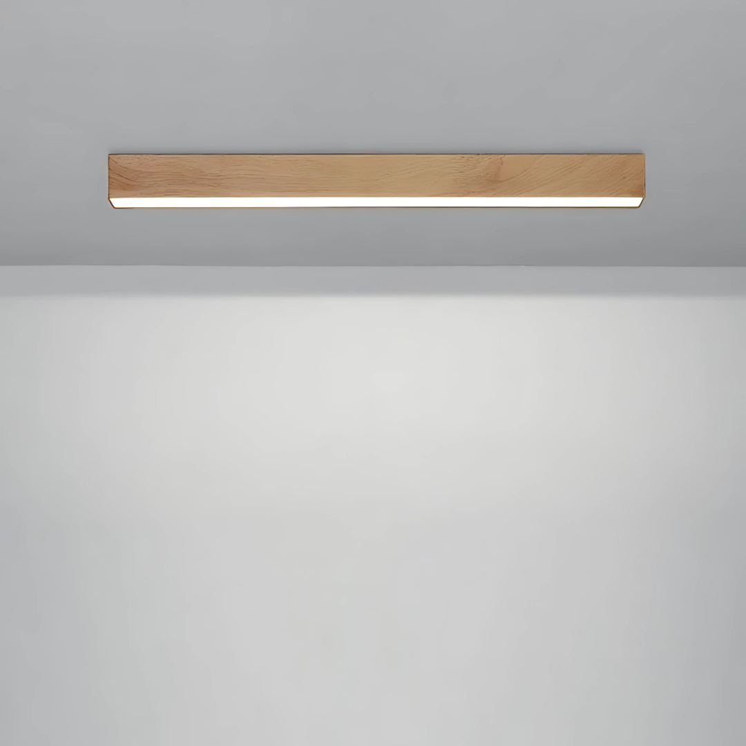 Modern Wood Ceiling Light Fixture | Energy Efficient LED 3