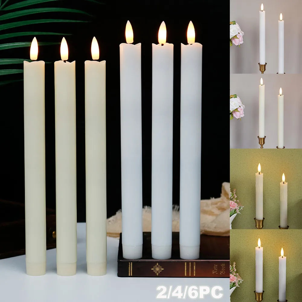 Realistic 3D Flame LED Candles | Flameless & Safe 4