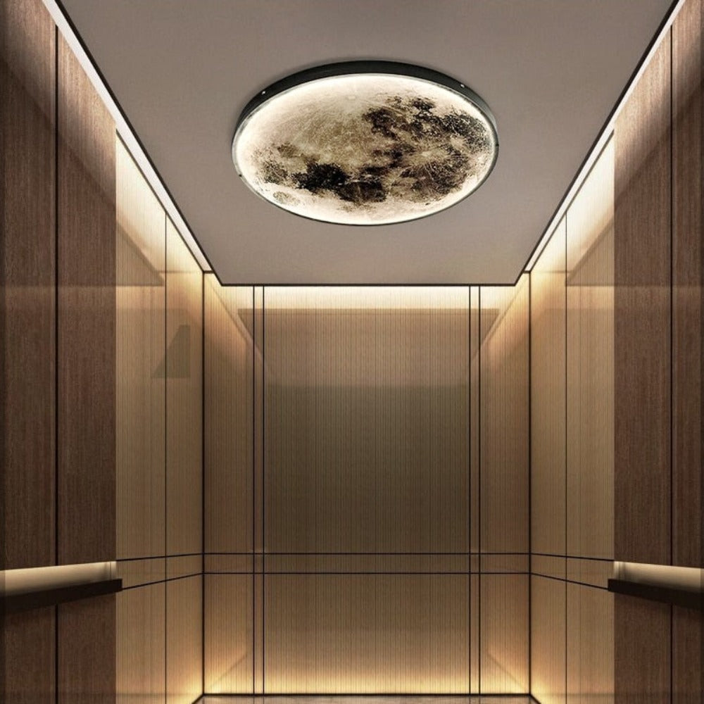 Realistic 3D Moon Wall Light | Energy-Efficient & Dimmable 1