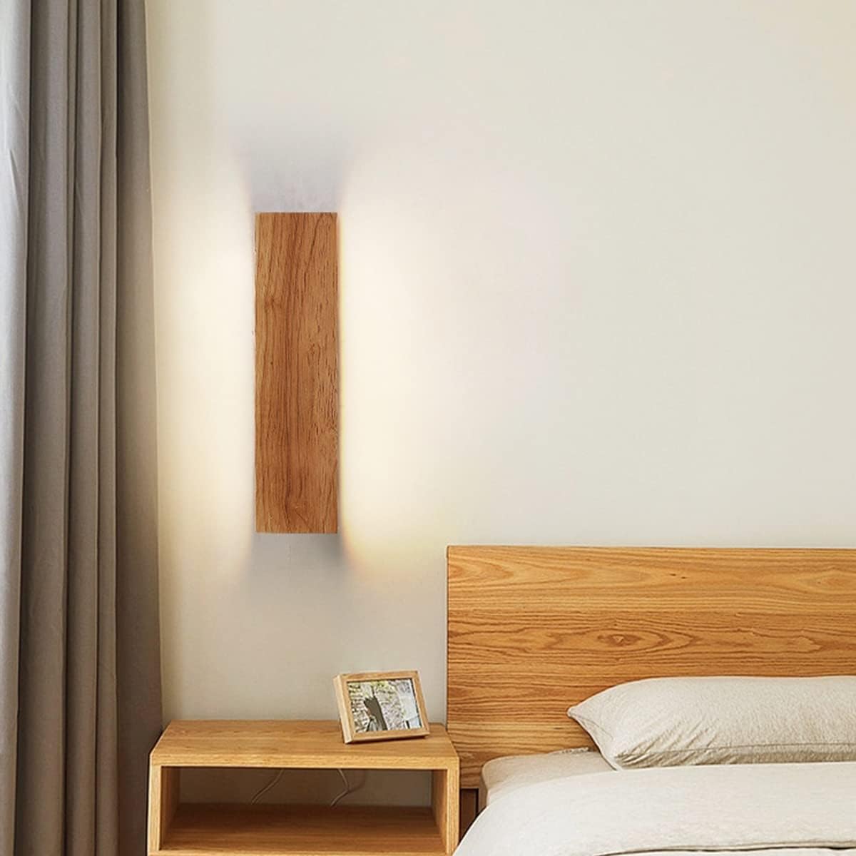 Rotatable Wood LED Wall Light | Modern Design 10