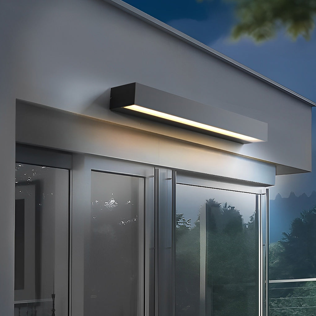 Sleek Black Outdoor Wall Light | Waterproof & Energy-Efficient 6