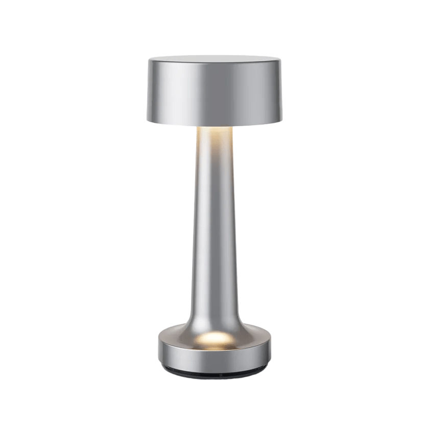 Sleek Metal LED Table Lamp | Dimmable & Energy-Efficient 12