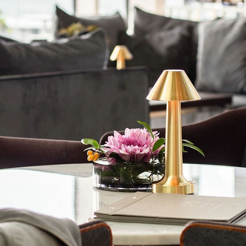 Sleek Metal LED Table Lamp | Dimmable & Energy-Efficient 3