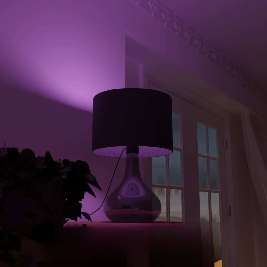 Sleek Modern Bedside Lamp | Dual Bulb Design 7