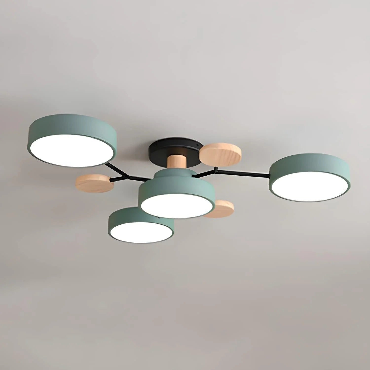 Sleek Modern Ceiling Light | LED Flush Mount Chandelier 2