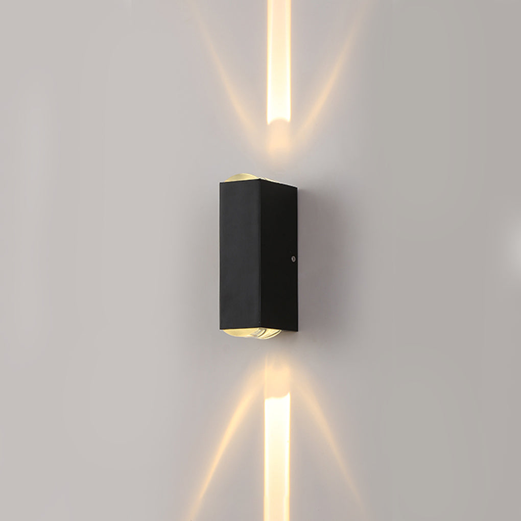 Sleek Modern Outdoor Wall Light | LED Up and Down Illumination 4