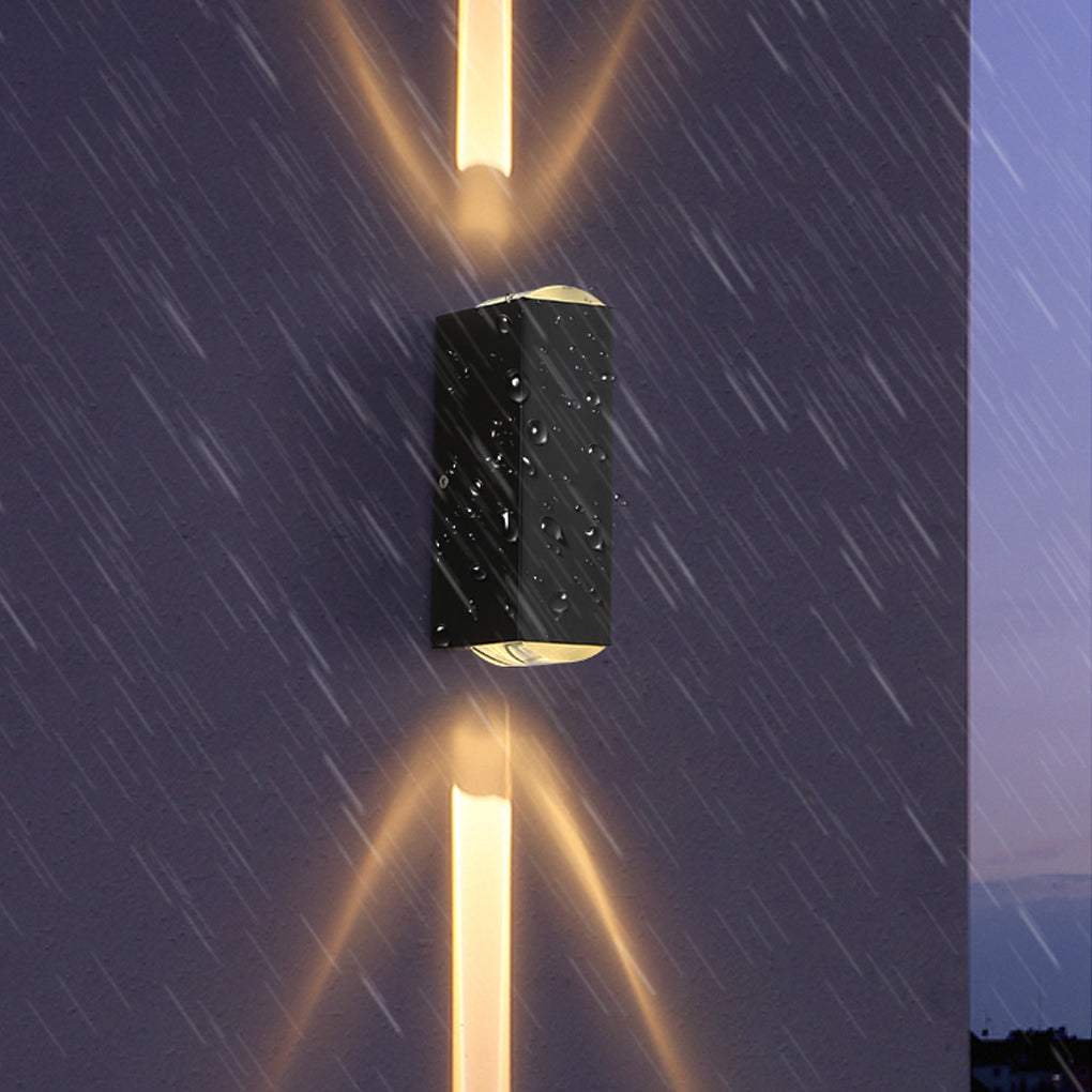 Sleek Modern Outdoor Wall Light | LED Up and Down Illumination 6