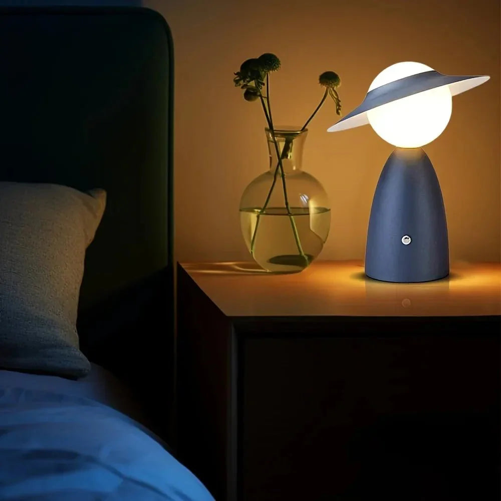 Sleek Modern Table Lamp | LED & Wireless Charging 1