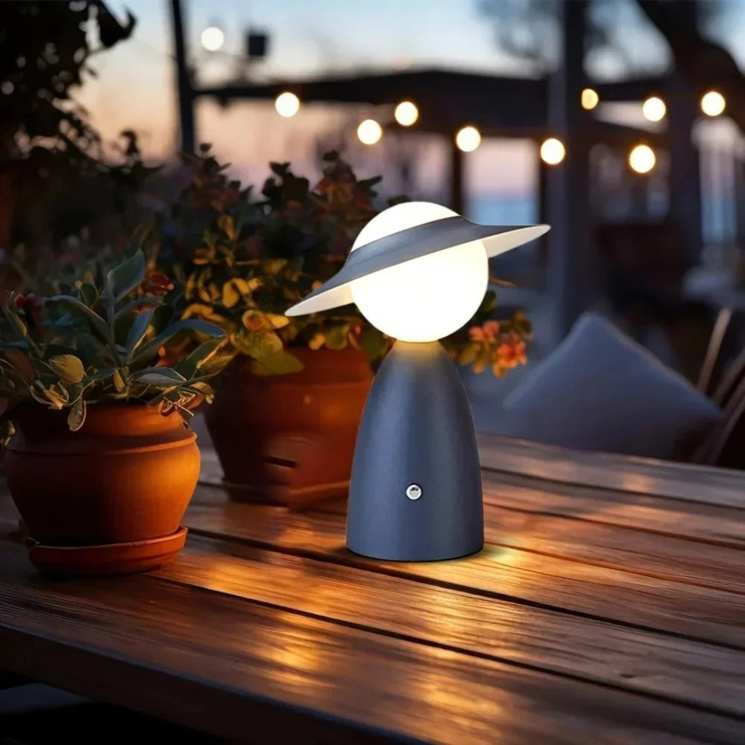 Sleek Modern Table Lamp | LED & Wireless Charging 2