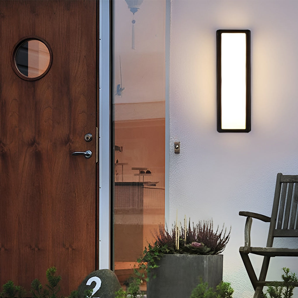 Sleek Motion Sensor Outdoor Wall Light | Waterproof Black Exterior Wall Lights 5
