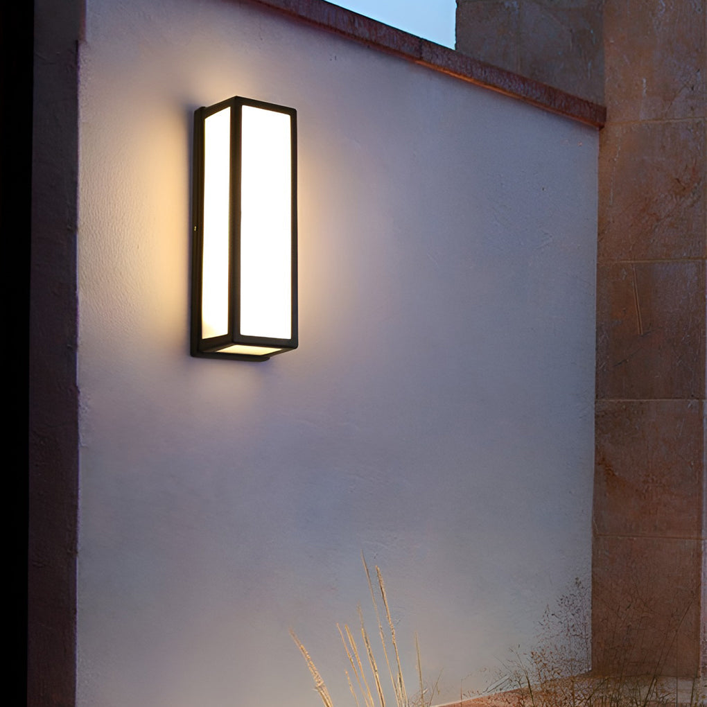 Sleek Motion Sensor Outdoor Wall Light | Waterproof Black Exterior Wall Lights 8