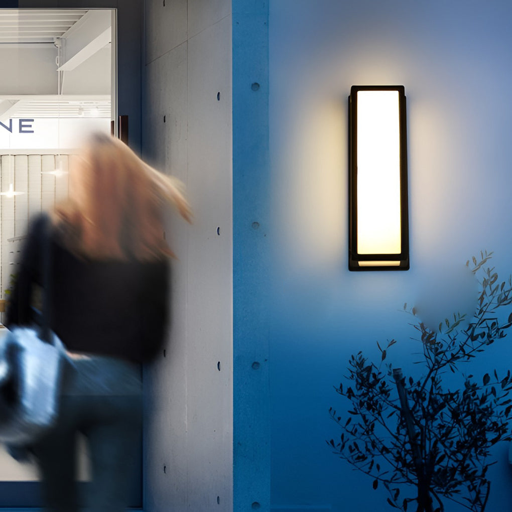 Sleek Motion Sensor Outdoor Wall Light | Waterproof & Energy Efficient 3