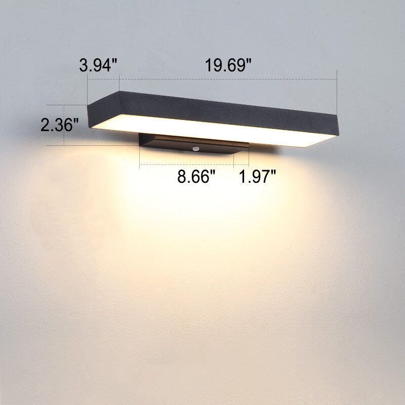 Sleek Outdoor Wall Light | Energy-Saving LED 8