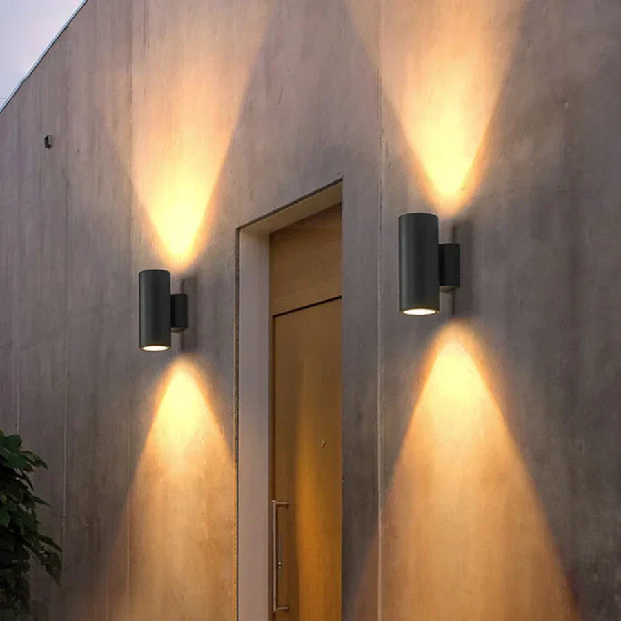 Sleek Outdoor Wall Light | Waterproof Aluminium LED 3