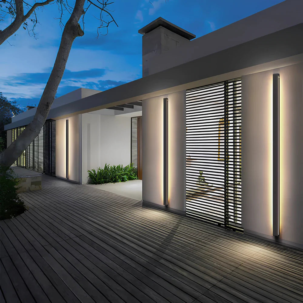 Sleek Outdoor Wall Light | Waterproof LED Fixture 3