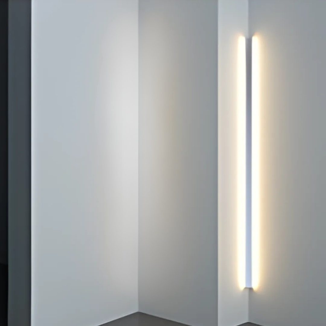 Sleek Vertical LED Wall Light | Energy Efficient Aluminum Fixture 5