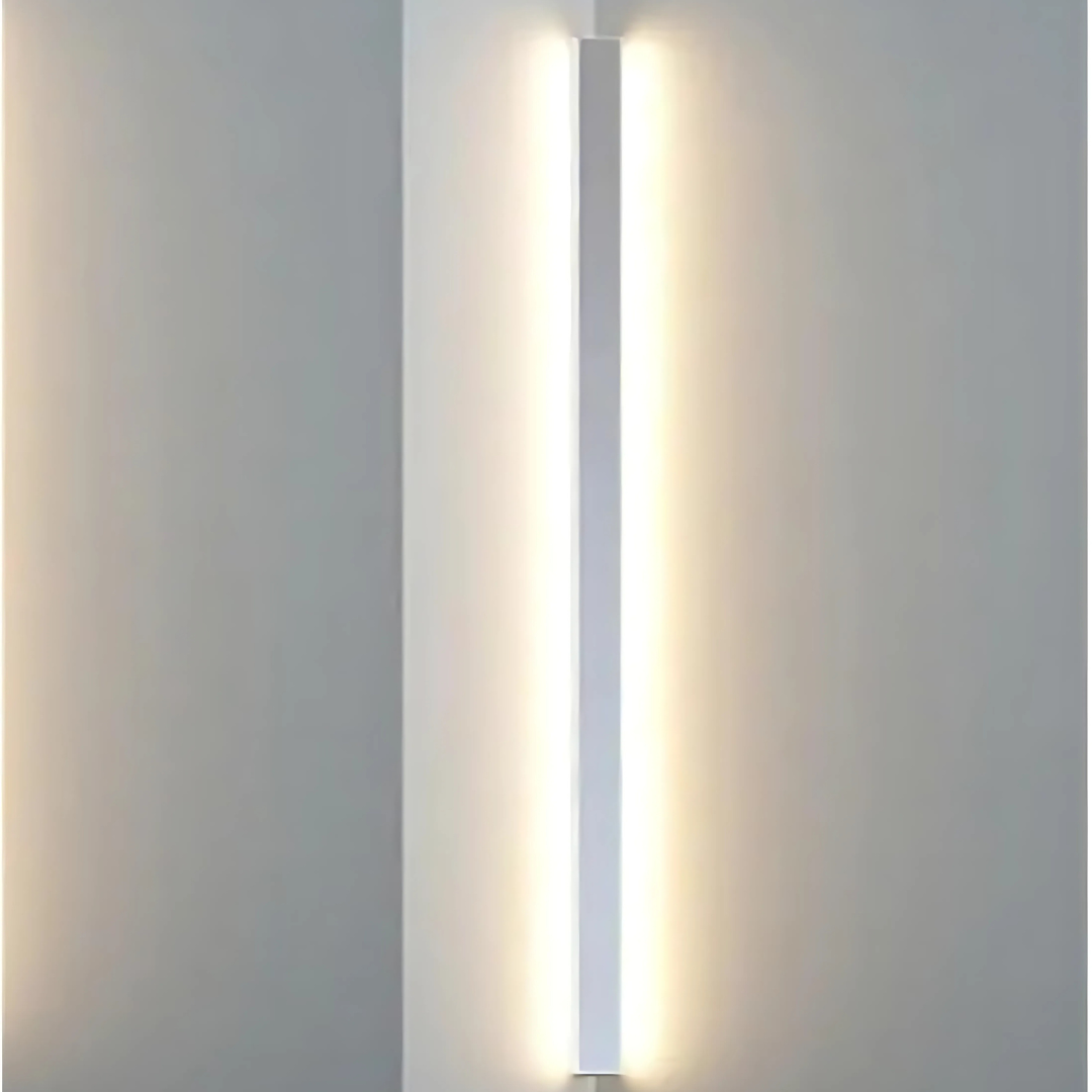 Sleek Vertical LED Wall Light | Energy Efficient Aluminum Fixture 6