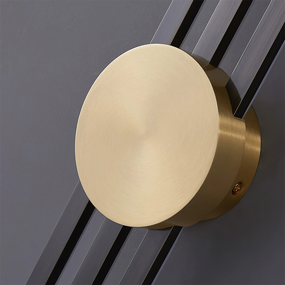 Sleek Vertical LED Wall Light | Modern Iron Fixture 4
