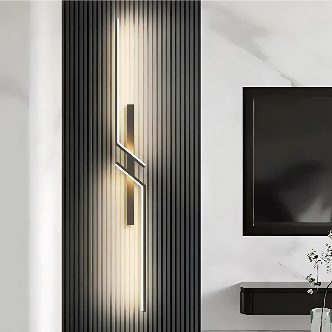 Sleek Vertical Wall Lights | Modern Metal Fixture 2