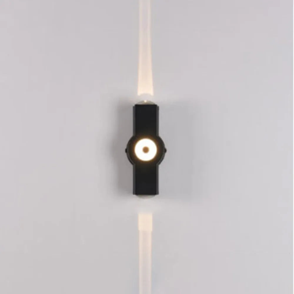 Sleek Waterproof Outdoor Wall Light | Modern LED Design & Warm White Glow 0