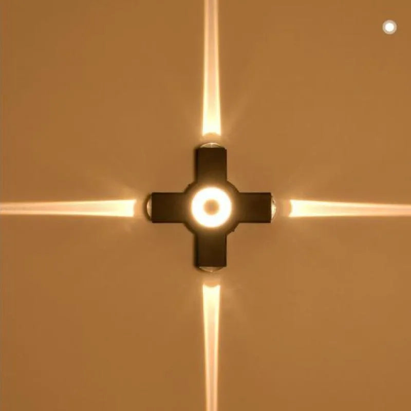 Sleek Waterproof Outdoor Wall Light | Modern LED Design & Warm White Glow 7