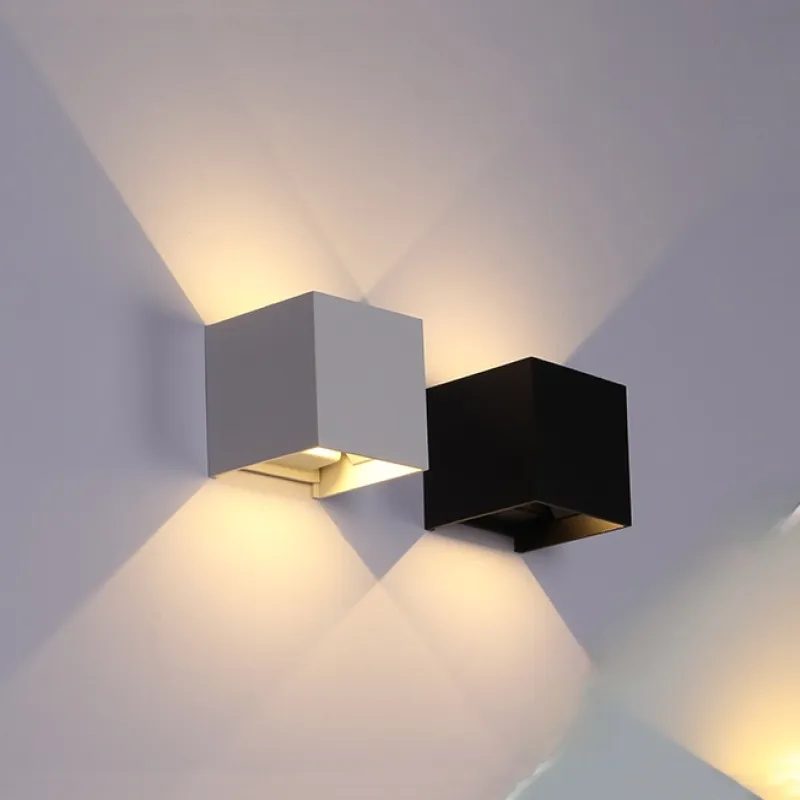 Sleek Waterproof Wall Light | Adjustable Beam & Energy Efficient 6