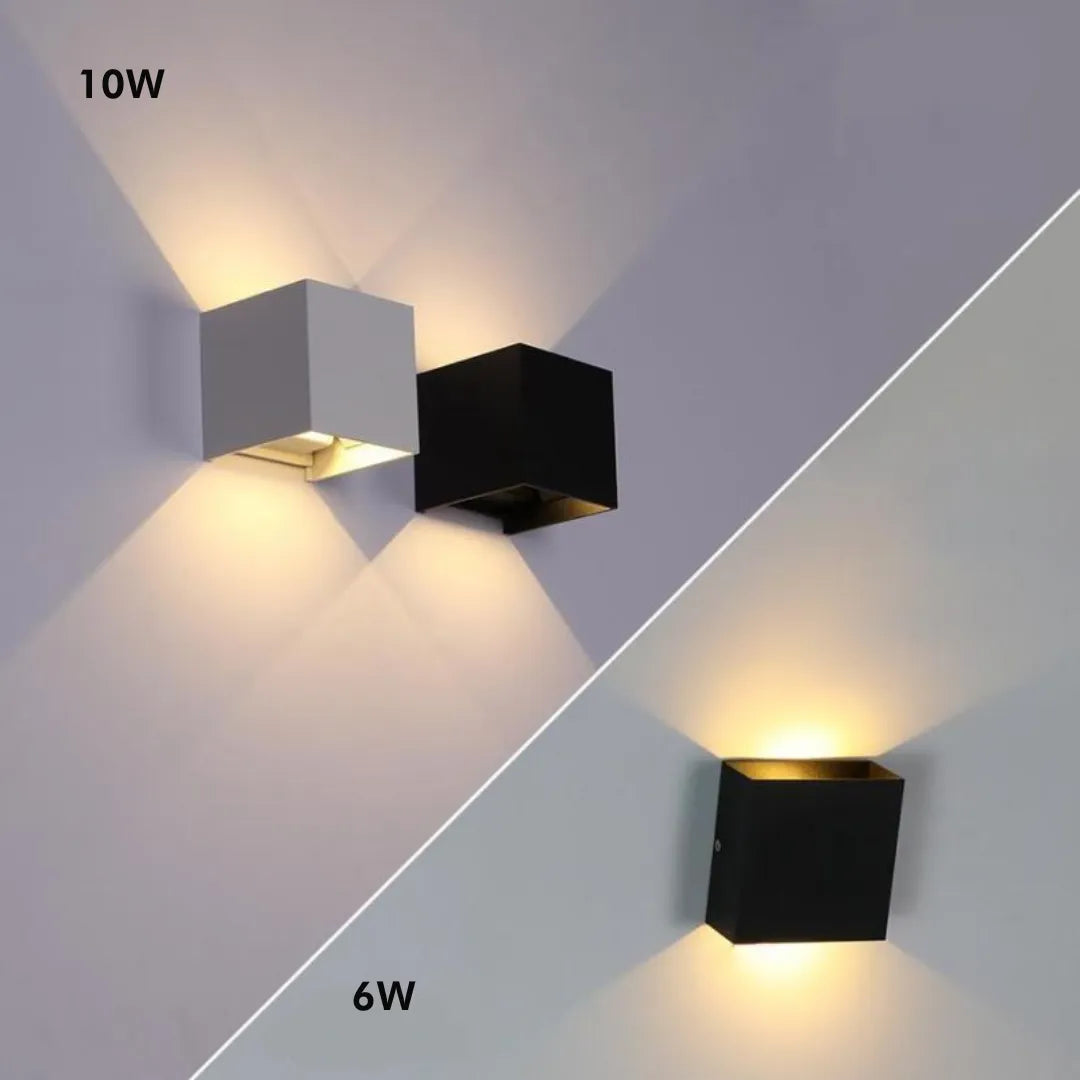 Sleek Waterproof Wall Light | Adjustable Beam & Energy Efficient 7