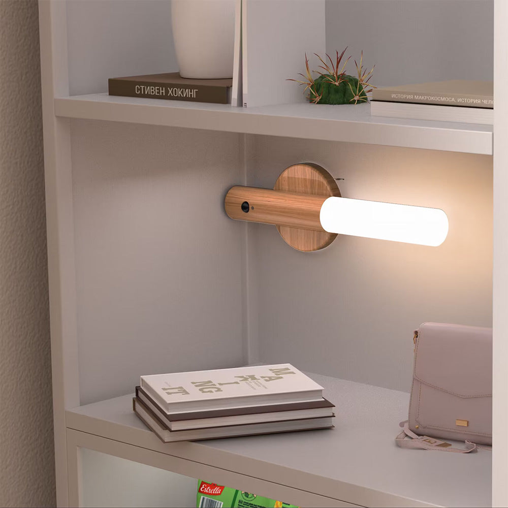 Smart Motion Sensor Wall Light | LED & Wooden Design 4