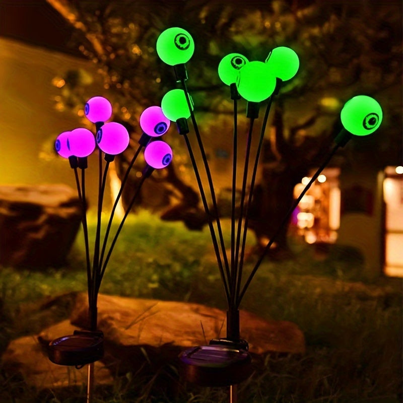 Spooky Glow-in-the-Dark Garden Lights | Solar LED Eyeball Orbs 3