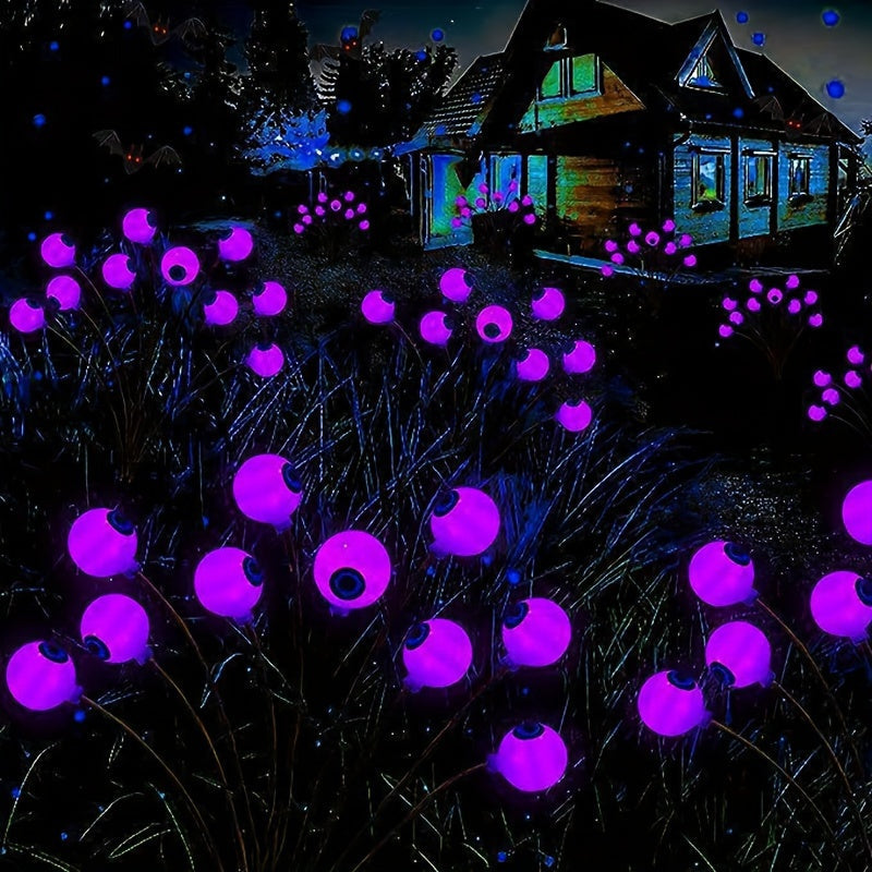 Spooky Glow-in-the-Dark Garden Lights | Solar LED Eyeball Orbs 4