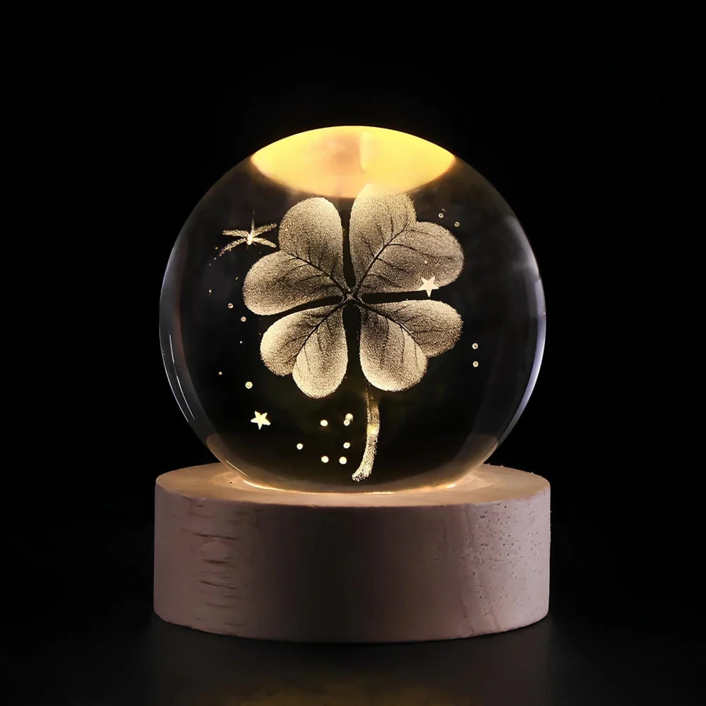 Stunning 3D Crystal LED Night Light | USB Powered & Elegant Design 22