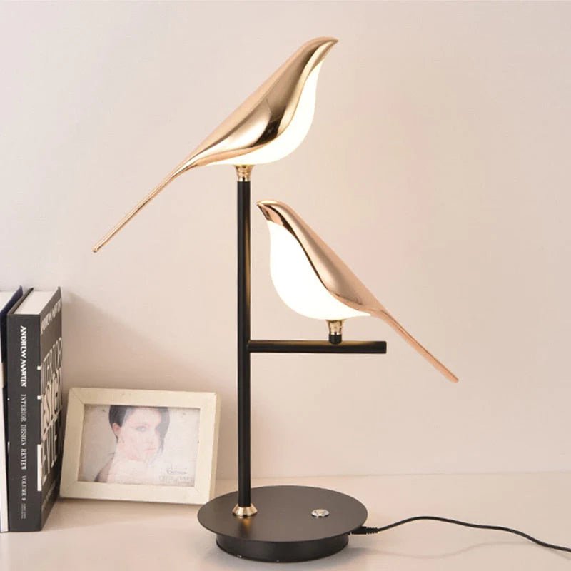 Stylish LED Table Lamp | Modern Bird Design & Adjustable Lighting 2