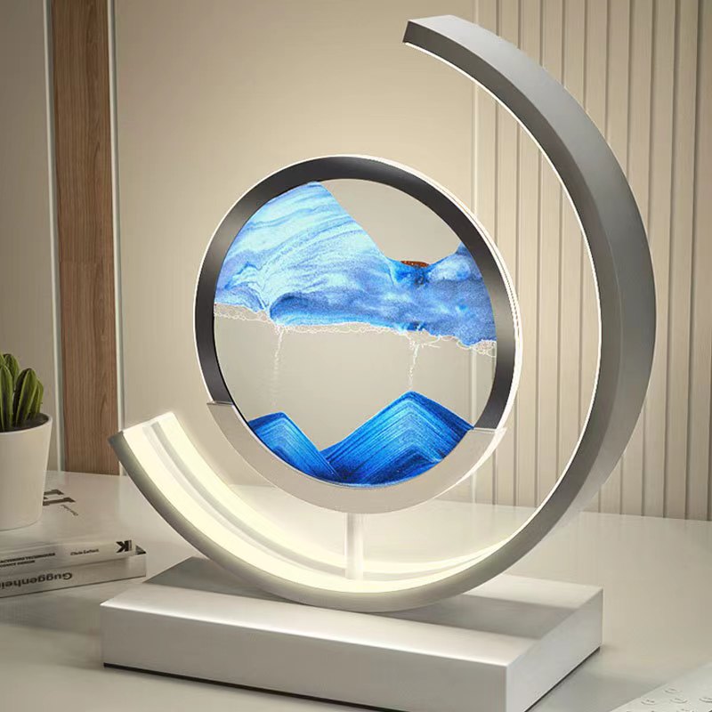 Stylish LED Table Lamp | Sand Art Design & Ambient Lighting 5