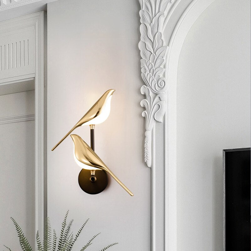 Stylish LED Wall Light | Modern Bird Design 3