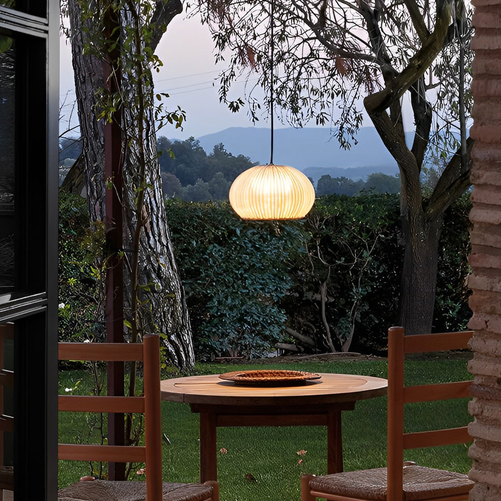 Stylish Rattan Outdoor Light | Weather-Resistant & Versatile 0