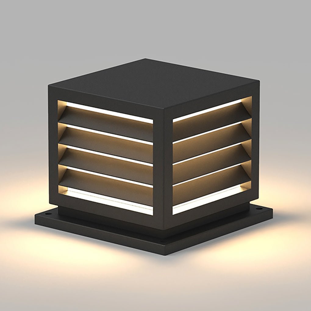 Stylish Solar LED Post Light | Weather-Resistant & Dual Power Options 7