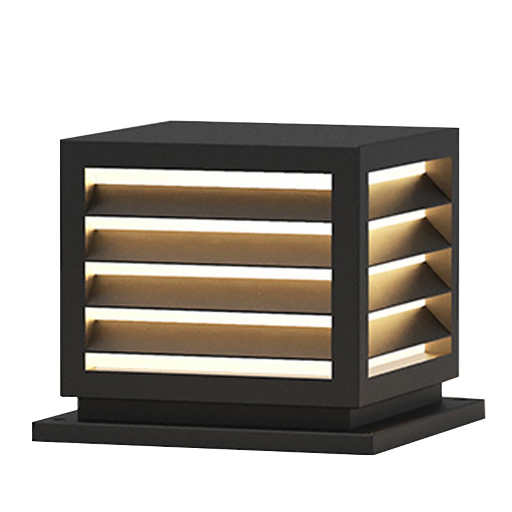 Stylish Solar LED Post Light | Weather-Resistant & Dual Power Options 8