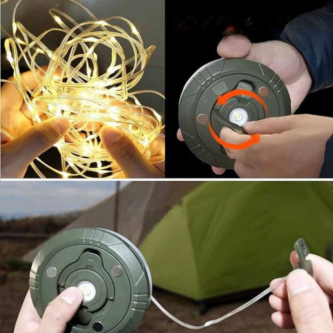 USB Rechargeable Outdoor String Lights | Color Changing & Portable 2