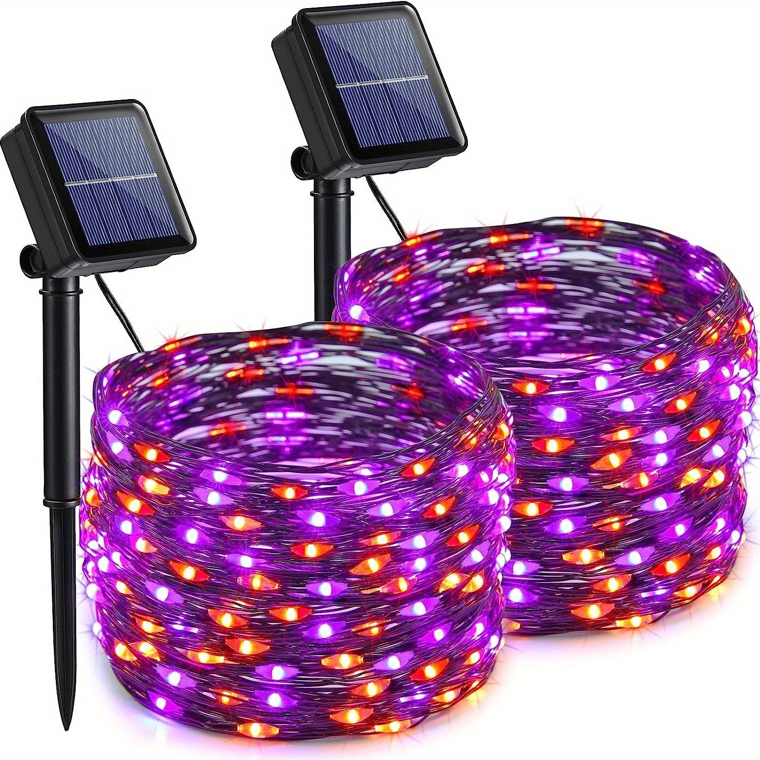 Vibrant Solar Powered Fairy Lights | 200 LED Outdoor String Lights 2