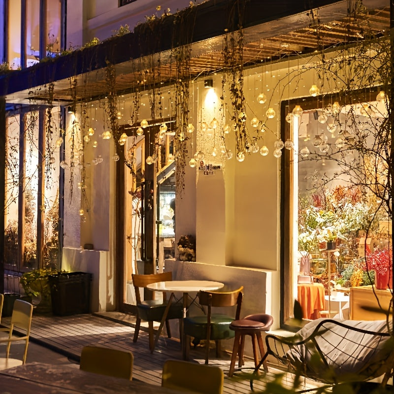 Warm White LED Fairy Lights | Hanging Globe Ornaments 5