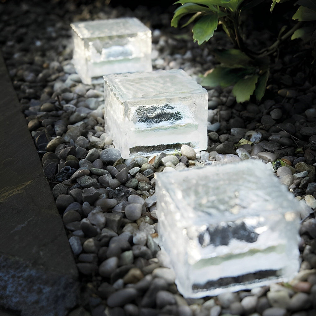 Waterproof Solar Path Lights | Crystal Glass Design & Outdoor Illumination 4