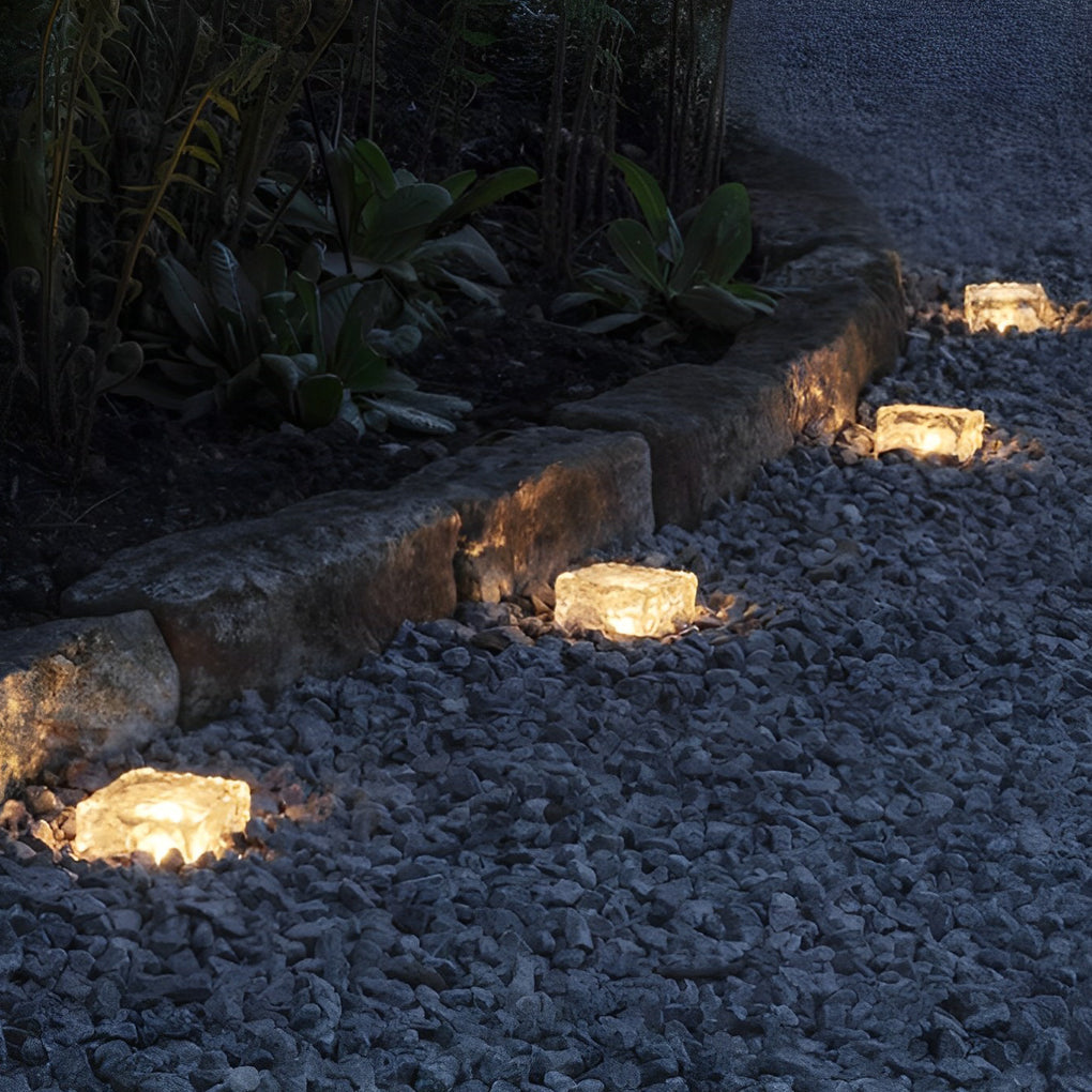 Waterproof Solar Path Lights | Crystal Glass Design & Outdoor Illumination 5