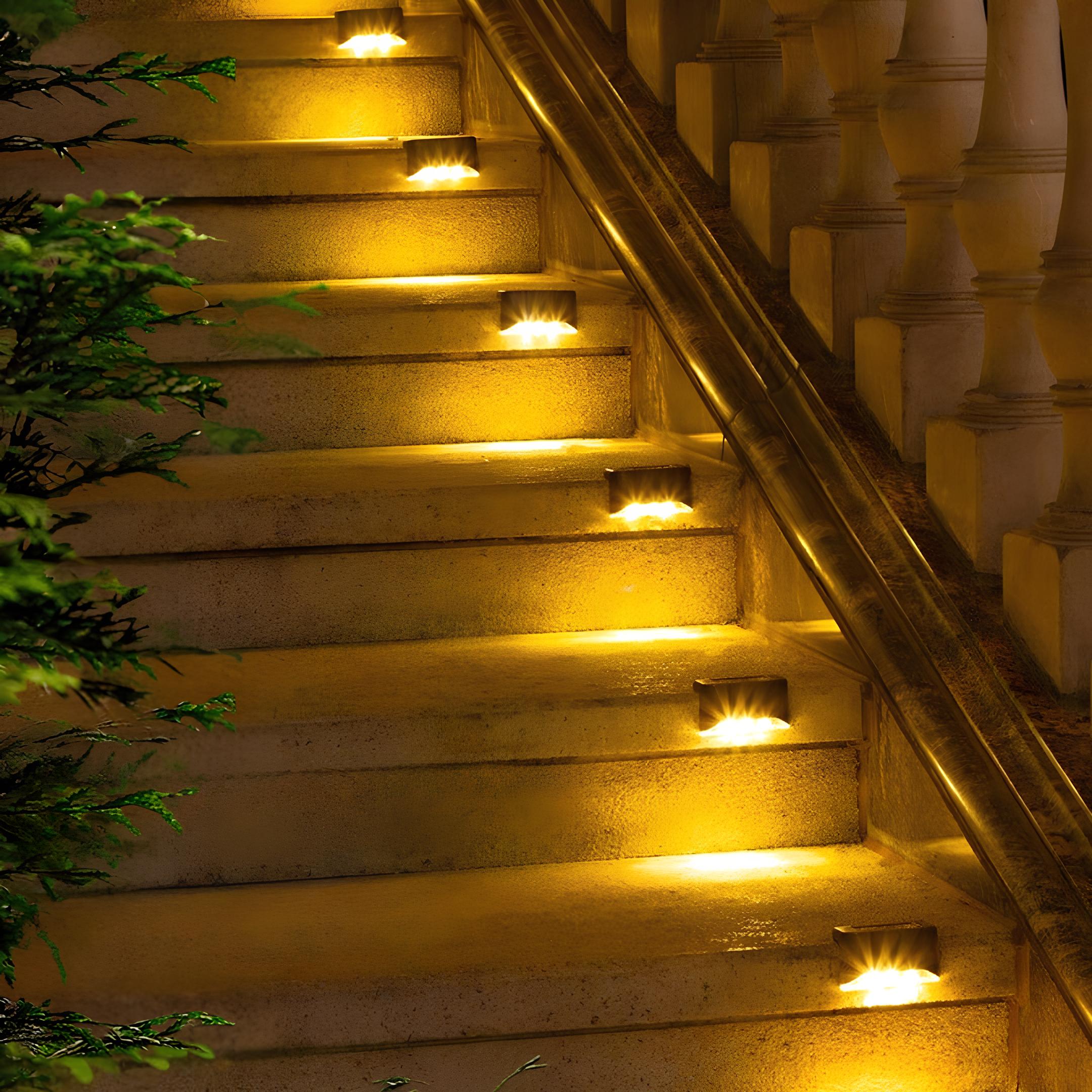 Weather-Resistant Solar Step Lights | Automatic LED Lighting 3
